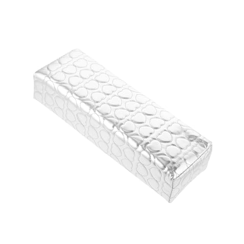 HONMEET 1個 マニキュア用ハンドパッド スジ マニキュアツール マニキュアクッション 防汗ハンドホルダー 女の子の手首ホルダー 爪枕 手すり マニキュア枕 爪アート DIY レザー 白い