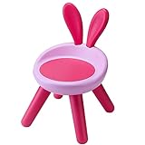  ZAW Tabouret Chaise en Plastique Back Foottotule Maternelle Ottoman Petit canapé Tabouret Mignon Musique Chaise Petit Repose-Pieds for sous-Bureau Ottoman (Color : Cushion, Taille : B)