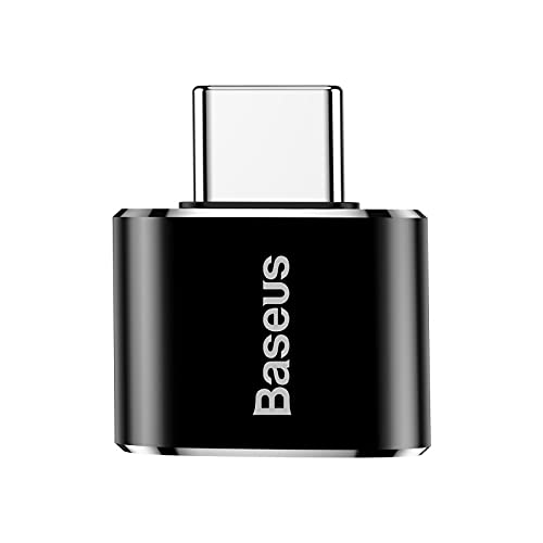 Baseus Mini USB Female to Type- C Male Adapter Converter, High Speed Transmission to OTG Conversion and Charging Baseus Mini USB Female to Type- C Male Adapter Converter, High Speed Transmission to OTG Conversion and Charging