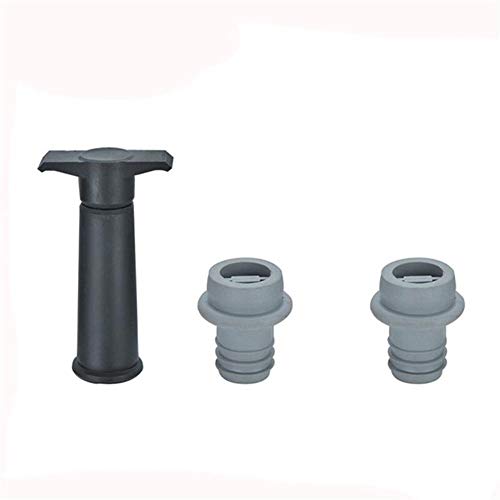 1 set wijnproeverij vacuüm fles stop set 1 pomp+2 doppen afdichting reservoir wijn drankjes fles hoed doppen siliconen… - Afbeelding 7