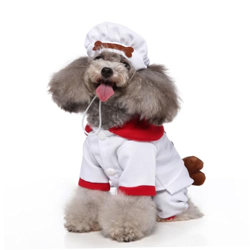 Disfraz para perro Kisangel size M blanco miniatura 3