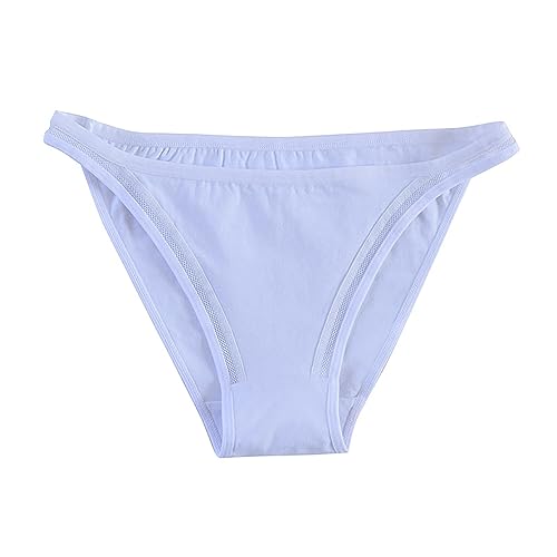 Genérico Ropa Interior Femenina Bragas Mujer Algodon Cintura Alta Barriga Plana Calzones Seamless Underwear Braga Menstrual Compresivos Seamless Underwear Roupa Mulher Braguitas cuecas Blanco