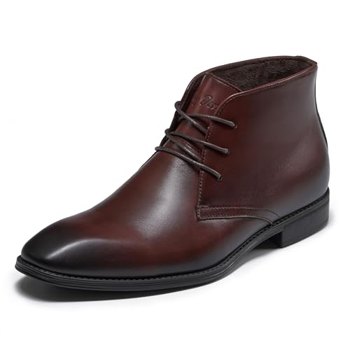 Image of Holy dove Men's Lightweight Dress Boots Leather Ankle Oxford Boot