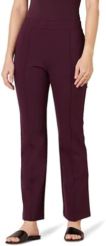 Amazon Essentials Women’s Ponte Pull-On Mid Rise Ankle Length Pants Amazon Essentials Women’s Ponte Pull-On Mid Rise Ankle Length Pants