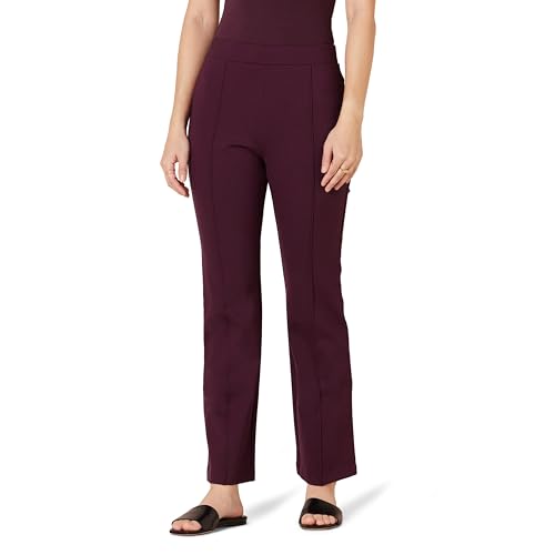 Amazon Essentials Women's Ponte Pull-On Mid Rise...