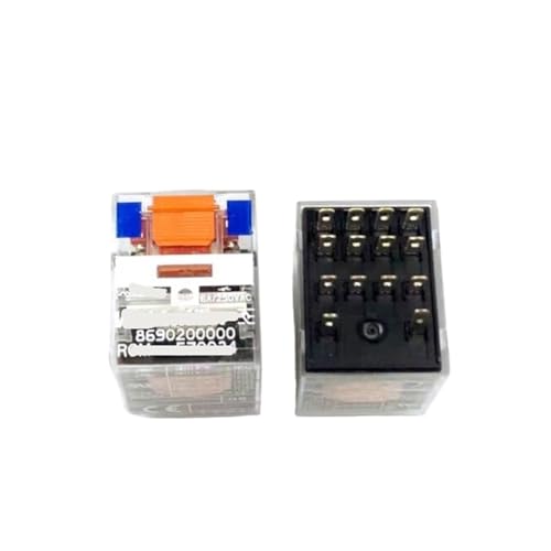 Relé de 24 V CC 14 pines 6A 250V CA para recambio de cuadros eléctricos