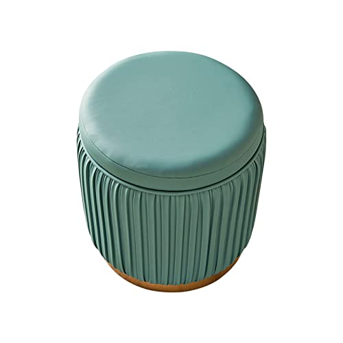 Tabouret à chaussures en cuir coussin imperméable et marchepied de salon