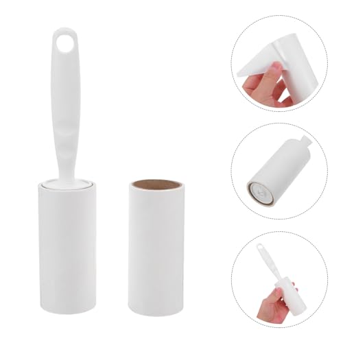 FOMIYES 8pcs Reusable Lint Roller Tool with Refill Sheets for Pet Hair Removal on Clothes and Furniture, Lightweight Abs Material, Effortless Cleaning for Household and Travel Use - Image 8