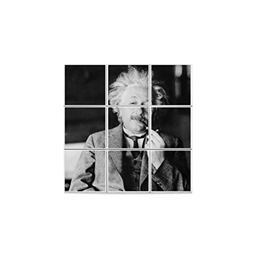 Carreaux céramique Albert Einstein idée cadeau originale pour professeur et passionné de physique