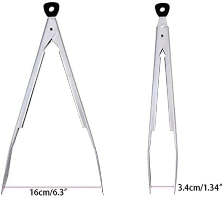 Pinzas for cocinar de 304, pinzas for alimentos de rango ajustable, pinzas for cocinar barbacoa, pinzas for carne, barbacoa, repostería, abrazadera for pan, utensilios de cocina, alicates