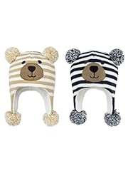 O2pcs Bear Navy & Bear Beige