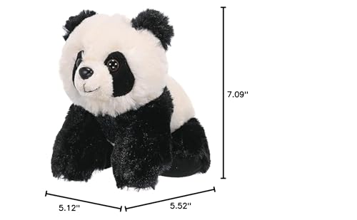 Wild Republic Panda Plush, Stuffed Animal, Plush Toy, Gifts for Kids, Cuddlekins 8 Inches,Black&white - Image 2