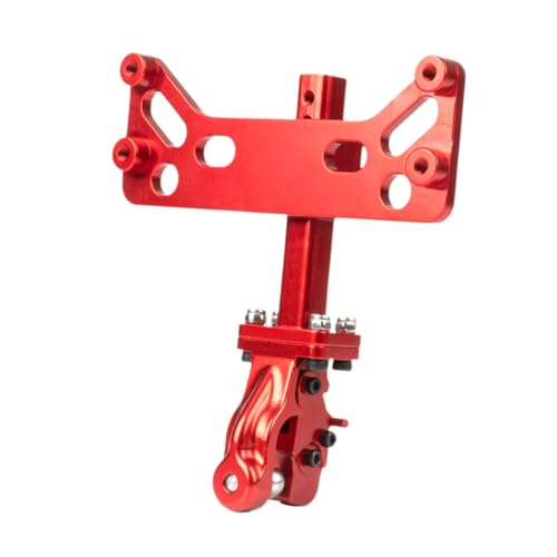 Attelage remorque réglable en métal rouge pour voiture RC crawler de collection