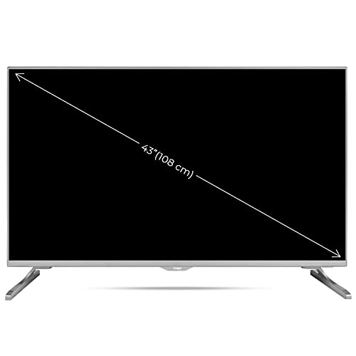 Image of imee 108cm (43 inch) Elite Series Smart Android Frameless HD LED TV with SRS Surround Sound - BEE 5 Star Rated Energy Efficient (Silver Colour)