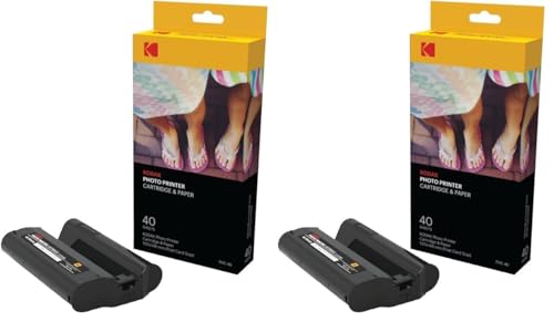 Recharge KODAK PHC40 Couleur papier photo 10x15 cm pour imprimante PD450 PD460