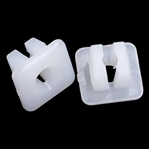 Rexka 50pcs #14 License Plate Bracket Bumper Cover Emblem Nut Compatible with GM 4755299 Cadillac Hummer Chevy Malibu Silverado Trailblazer GMC Pickup Canyon Envoy Sierra