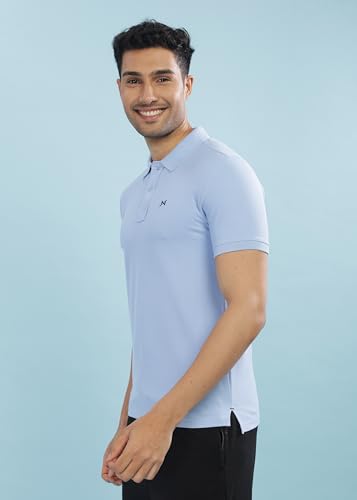 Image of Force NXT Men's Solid Regular Fit Polo Shirt