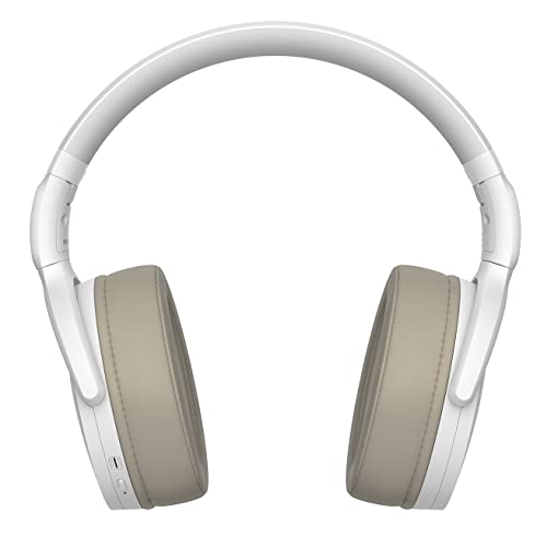 Image of Sennheiser HD 350BT Wireless Headphones, German Design, Upto 30H Battery, Comfortable & Lightweight Over-Ear Design, Built-in Mic for Clear Calls, Fast Charging, 2Y Warranty, White