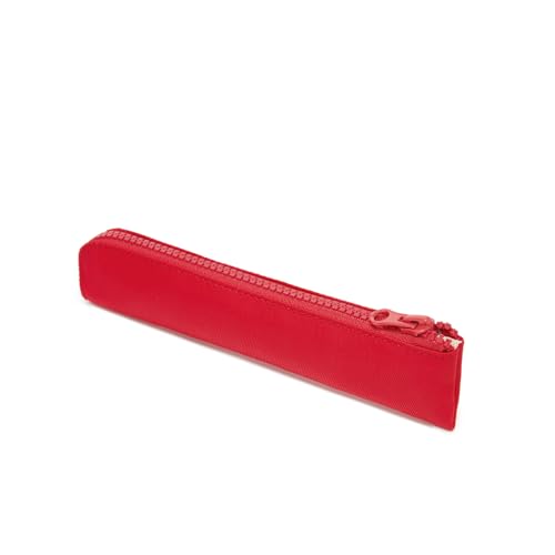 Image of Slim Pencil Case Small Pencil Pouch Pen Case (Red /OF)