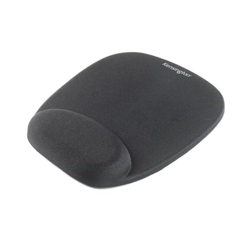Kensington 62384 - Almohadilla de Ratón, Ergonómica, de Espuma con Apoya Muñecas, Compatible con Ratones Láser y Ópticos, 32 x 252 x 210 mm, Negro