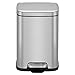 EKO Kosz na śmieci z pedałem, stal nierdzewna, srebrny, 30 l