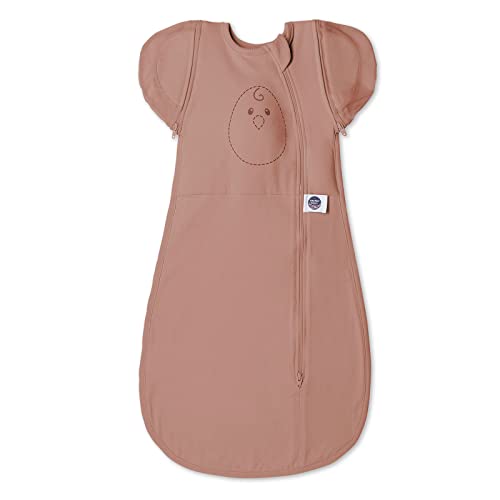 Image of Nested Bean Zen One™ | Infant Swaddle | Babies 3-6M (13-18.5 Lbs) | Adapts for Arms in/Out | Prevents Startles | Aids Self-Regulation | 2-Way Zipper | TOG 1.0 | Machine Washable