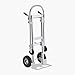 VEVOR Aluminum Hand Truck, 800 LBS Load Capacity, 2 in 1 Heavy Duty Industrial Convertible Folding Hands Truck and Dolly, Utility Cart Converts from Hand Truck to Platform Cart, with Rubber Wheels