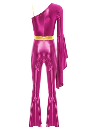 Combinaison retro 70s femme pour dissimuler les complexes en soiree