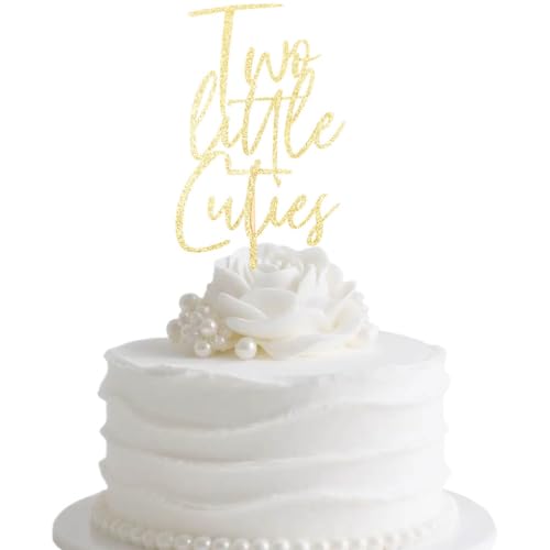 Two Little Cuties Cake Topper