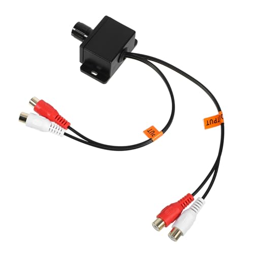 SOESFOUFU Universal Car Amp Bass Knob Volume Adjuster Remote Bass Control Audio Level Regulator Easy Installation