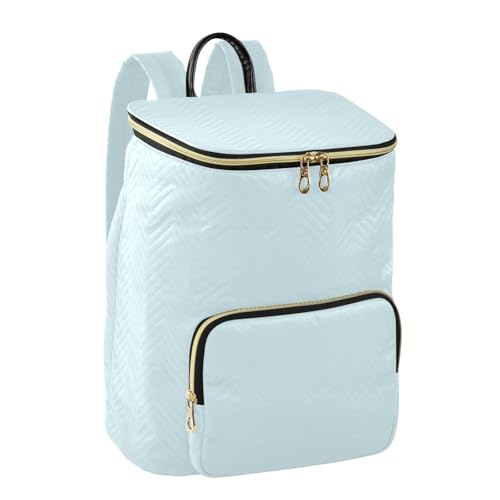 Mochila de moda azul pálido para mujer que soluciona el espacio y evita robos en la ciudad 2