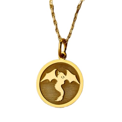 Collier en argent sterling 925 24 mm chaîne 45 cm doré pendentif pièce maman
