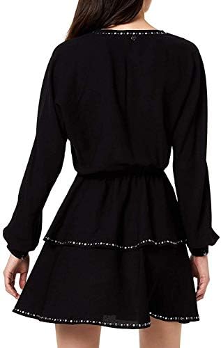Liu Jo Donna Vestito Corto con Borchie Nero MOD. 44 : Amazon.it:  Abbigliamento