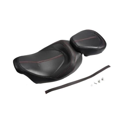Selle moto biplace basse pour Road King et CVO, idéale pour les longs road trips