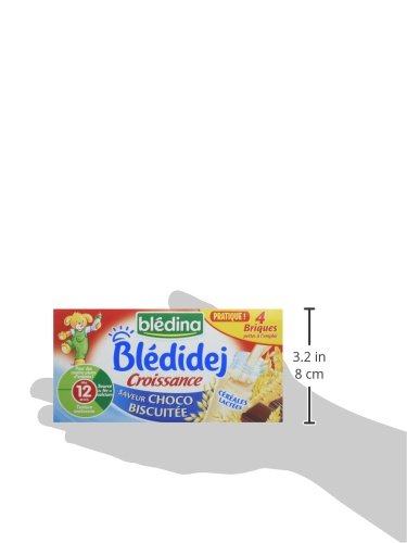 Céréales Bébé Dès Saveur Choco Biscuité Croissance Blédidej Bledina La Boîte De 4 Briques De 250ml - vue 8