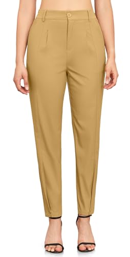 Womens Trendy and Stylish High Waisted Pants Work Pants Or Casual Wear Trousers Ankle Length Trousers3