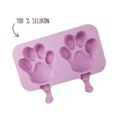 Bosch Freshe Schnauze - Aktionspaket Frucht | Hundeeis | 4 x 200 g + GRATIS Eisform für Hundeeis | Topping für Hundefutter | Für Trockenfutter und Nassfutter | mit frischen Äpfeln, Birnen & Blaubeeren