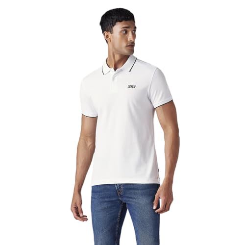 Image of Men's Solid Slim Fit Polo T-Shirt