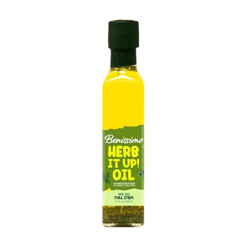 Benissimo Herb It Up! Herb Infused Oil with Peppercorn, 8.12 oz