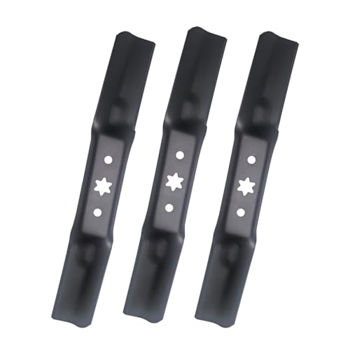 Apeixoto 3PCS 742-05052A 942-05052A Blades for 50 Inch Deck Lawn Mower 2-in-1 Blades Compatible with Cub Cadet Troy Bilt MTD Lawn Tractors and RZT Mower S50 XT1 GT50 LT50 XT2 with 50 Deck