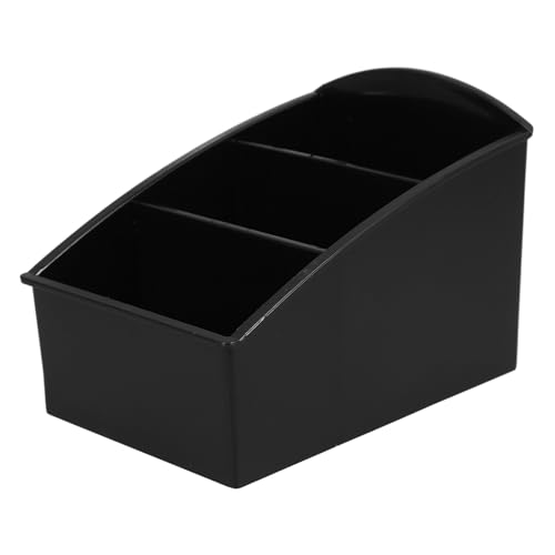 POPETPOP Présentoir de Sachets de Thé à Trois Compartiments, Boîte de Rangement Compacte pour Bureau et Café, Multi-Usage pour Sachets et Sucre