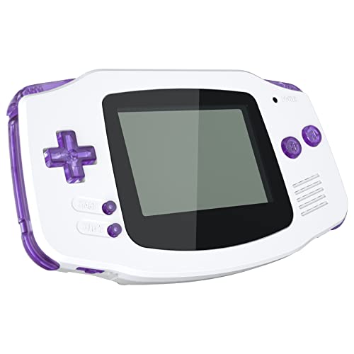 eXtremeRate Jasne Atomowy Fioletowy Pełny Zestaw Przycisków dla Gameboy Advance GBA - Handheld Game Konsola Nie Jest Dołączona