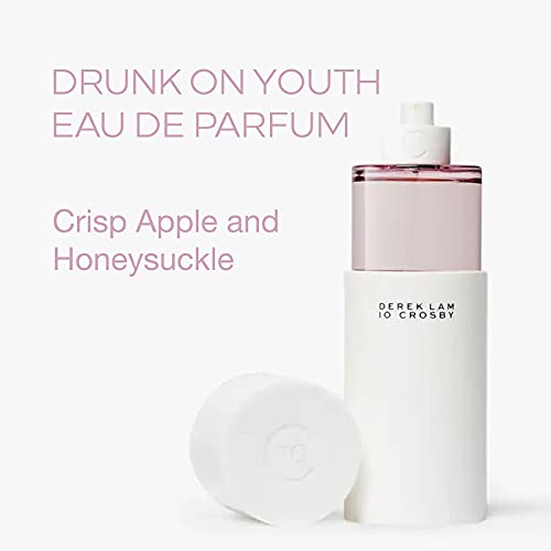 Derek Lam 10 Crosby, Drunk On Youth Eau De Parfum, Fragrance Mist For Women, Fruity & Floral Scent, Perfume Spray With Apple And Honeysuckle Accords, 3.4 Oz #TOP1