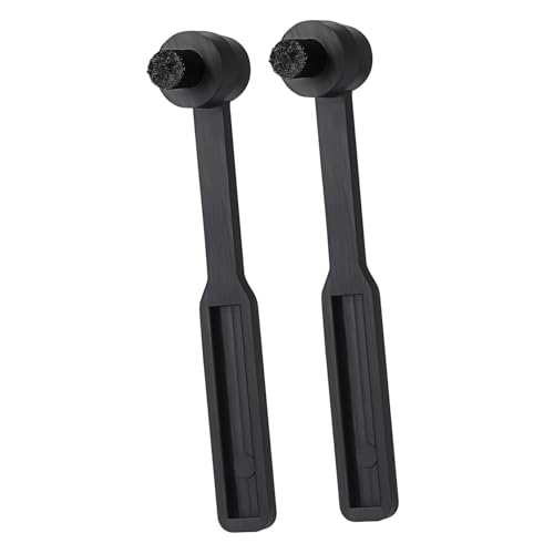 Hoement 2piezas Cepillo Limpieza Vinilos Cepillo Suave para Agujas Tocadiscos Portátil Limpiador Cartucho Vinilo Multifuncional Ligero Resistente