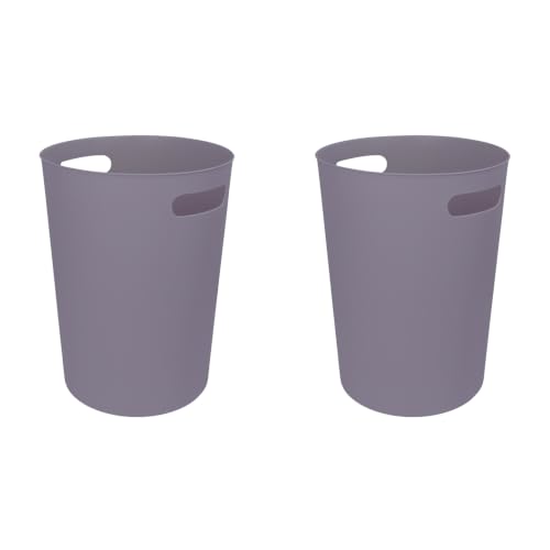 Cubo de basura redondo JVL de 9,7 L para eliminar desperdicios pequeños en habitaciones