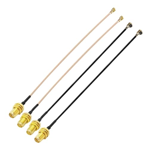 SMA�s�O�e�[���W�����p�[RPSMA���X-U.FL IPX RG178 1.13�P�[�u���\�P�b�g�W���b�N�R�l�N�^�A�_�v�^Wifi���[�^�[�p(RP SMA Female 1.13,7CM)