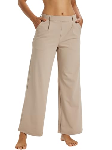 Omwilddo Women Wide Leg Pants-29.5' Dress Casual Trousers 2026 Business Casual Outfits Stretchy Work...
