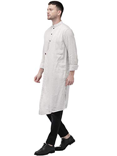 Image of The Indian Garage Co Men's Cotton Regular Fit Regular Kurta
