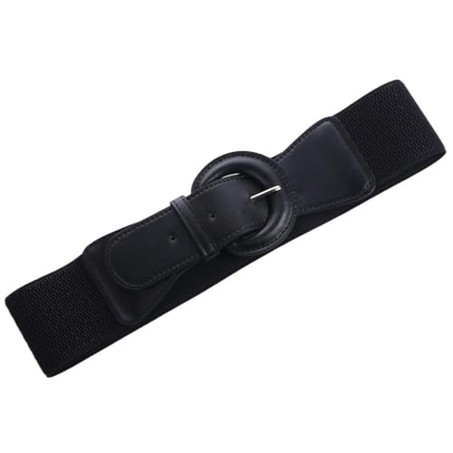 Vintage Belt for Women, Elastic Outfits Wide Waist Belt, Pu Leather Corset Belt, Waist Corset Slimming Waistband for Women