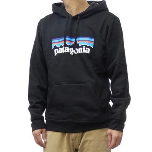 [パタゴニア] パーカー フーディー P-6ロゴ アップライザル フーディ ブラック メンズ 39622 BLK P-6 LOGO UPRISAL HOODY BLACK S [並行輸入品]